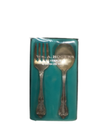 Vintage Wm. A. Rogers  Baby Toddler Silverware, Silverplate, FORK &amp; SPOO... - £13.68 GBP