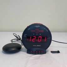 Sonic Alert: Sonic Bomb Extra-Loud Alarm Clock with Bed Vibration 5 Level Dimmer - £23.97 GBP