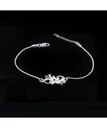 Real 925 Silver bracelet Rakhi for men women 8.2&quot; - $57.35