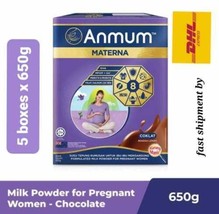 5x650g ANMUM Materna Milk For Prenatal Pregnant Women Chocolate Flavor- ship DHL - £116.08 GBP