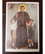 VTG Mexican SAN JUAN BOSCO Christianity Religious Poster Art Print From ... - $34.60 CAD
