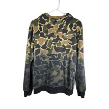 Adidas Originals Camo Camouflage Drip Effect Hoodie Sweatshirt Size Small - $27.37
