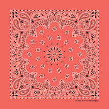 Carolina Creative Bandanna (Honeysuckle) Paisley Print 22&quot; x 22&quot; Hav-A-Hank - $7.51