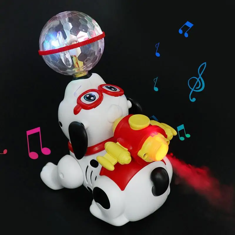 New Electronic Pets Dog Dancing Toy With Light Music Cute Dog Cartoon Animal - £16.22 GBP