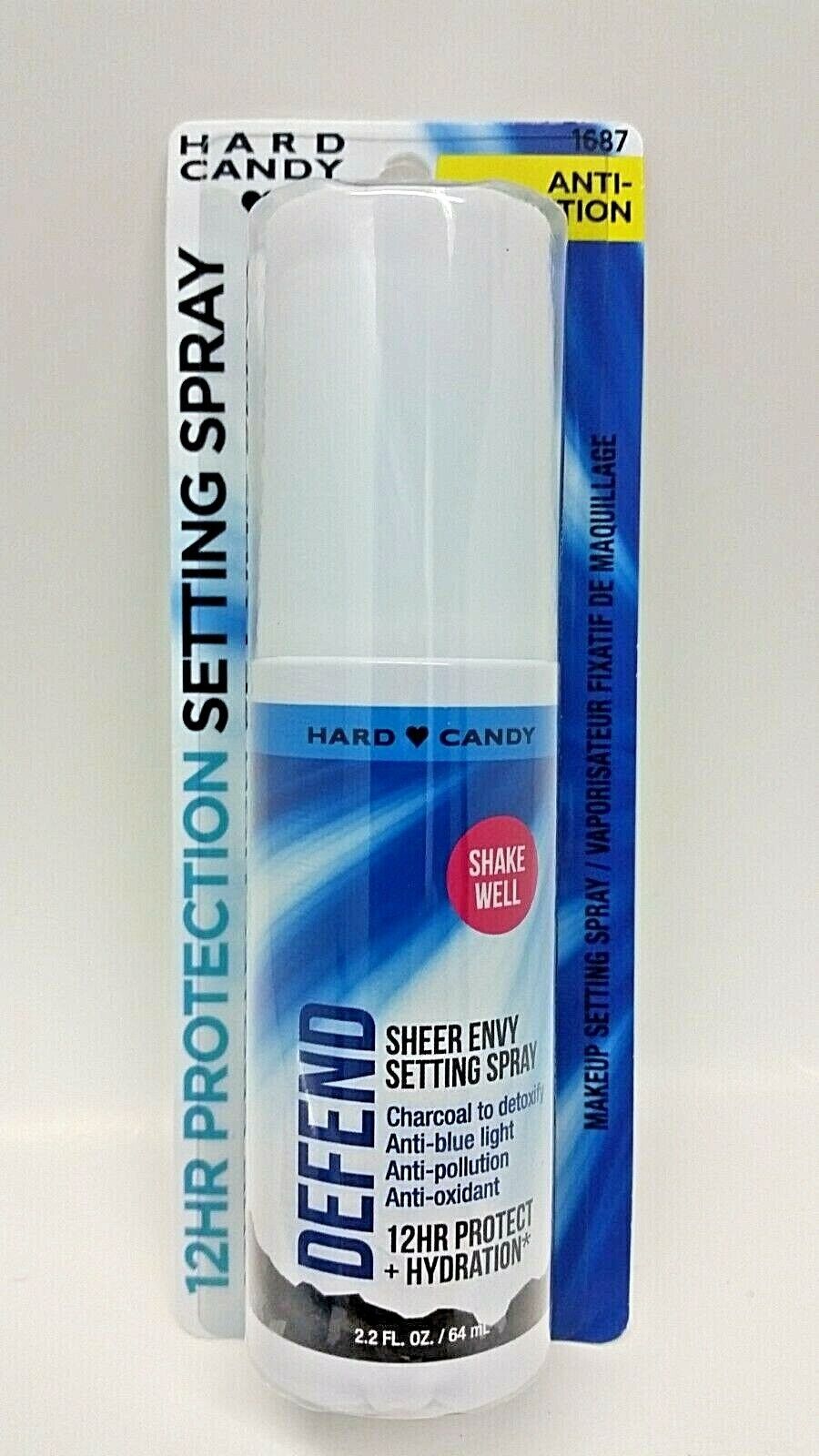 Primary image for 3x  HARD CANDY 12 HR PROTECTION DEFEND SHEER ENVY SETTING SPRAY - ANTI-POLLUTION