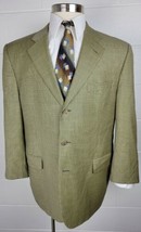 Mens Jack Victor Loro Piana Zelander Wool Houndstooth Check Sport Coat 44R - £46.67 GBP