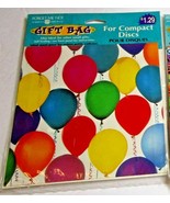 Forget Me Not Gift Bags For Compact Discs American Greetings B-Day Balloons - £4.00 GBP
