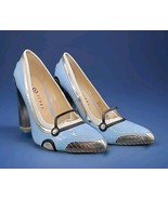 Katy Perry Thelma Car Pump Heels Size 8.5 Rare Soft Blue Shoes HTF Color - $198.00