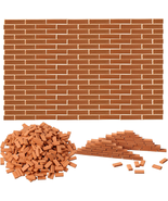 350 Pcs Mini Bricks for Landscaping Small Miniature Tiny Model Wall Bric... - $249.32 MXN
