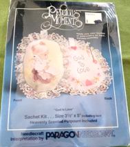 Paragon Precious Moments God is Love 2014 Sachet Kit 3 1/2 x 5&quot; Vintage ... - £5.33 GBP