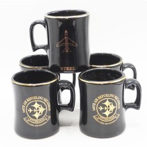 Set of 5 146th Air Refueling Squadron Mugs Pittsburgh Air National Guard - £44.41 GBP