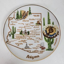 Vintage Arizona USA Collector Plate Porcelain 7 Inch Japan - £12.58 GBP