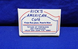 Vintage &quot;Rick&#39;s American Cafe&quot; Matchbook Viejo San Juan Puerto Rico - $4.50