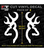 Browning Deer Buck Logo Vinyl Decal Sticker – Pack of 2 – Select Size &amp; ... - $3.00+