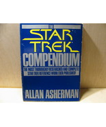 THE STAR TREK COMPENDIUM by ALLAN ASHERMAN, 1st Wallaby Books Printing J... - £14.05 GBP