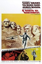 North By Northwest Movie Poster 27x40 Cary Grant Alfred Hitchcock RARE O... - £27.93 GBP