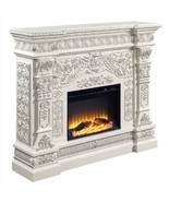 Vanaheim 62&quot; Fireplace, Antique White Finish - $41,858.73 MXN