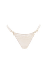 L&#39;agent By Agent Provocateur Womens Thongs Lovely Decorated White Size S - £34.08 GBP