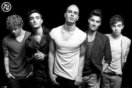 The Wanted Poster ~ B/W Wttw 24x36 Music Max George Siva Jay Tom Nathan Sykes - $9.00