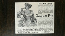 Vintage 1899 California Fig Syrup Company Original Ad 721 - £5.24 GBP