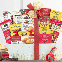 Godiva Holiday Wishes: Chocolate Gift Basket - $154.99