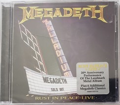 Megadeth Rust in Peace Live CD - £5.50 GBP