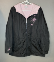 Women&#39;s Bradford Exchange Black &amp; Pink Breast Cancer Hope Jacket Size Me... - £18.26 GBP