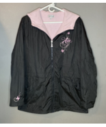 Women&#39;s Bradford Exchange Black &amp; Pink Breast Cancer Hope Jacket Size Me... - £18.39 GBP