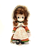 Precious Moments Children Of the World 9" Freya Denmark Doll  Stand 1995 - $14.89