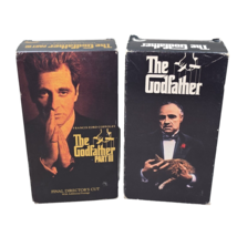 (2)The Godfather &amp;The Godfather Part 3 VHS Gold Tapes 1991 Paramount Pic... - $24.18