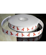 Orange Cancer Awareness Grosgrain Ribbon - £7.79 GBP