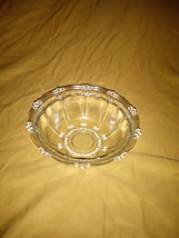 KIG Indonesia Oyster &amp; Pearl Pattern Clear Glass Candy Dish- **NO Lid** - £21.18 GBP