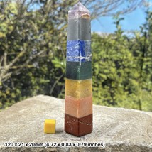 Chakra tower crystal, spiritual healing mineral, certified - £11.47 GBP