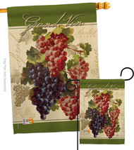 Red &amp; Purple Grapes - Impressions Decorative Flags Set S117041-BO - £46.48 GBP