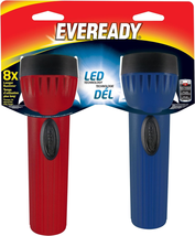 LED Economy 1D Size Flashlight with Battery (2 Pack) - £16.44 GBP