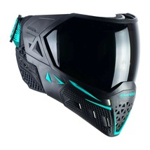 Empire EVS Thermal Paintball Goggles Mask - Black/Aqua Blue w Ninja &amp; Clear Lens - £141.60 GBP