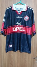Vintage 90s Opel Fc Bayern Munchen adidas Soccer Jersey Mens Size XL - £80.41 GBP