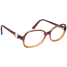 Fendi Eyeglasses F812R 705 Crystal Brown Rounded Square Frame Italy 52[]17 135 - £127.88 GBP
