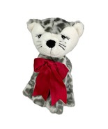 Gymboree Snow Leopard Kitty Cat Gray White Plush Toy Stuffed 8&quot; Rare - £18.02 GBP