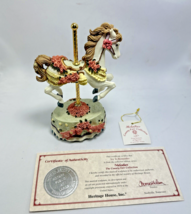 Carousel Horse Melodies The Country Fair Plays &quot;Try To Remember&quot;  w/ Cer... - $14.16
