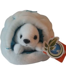 Baby Sea Lion Plush Igloo with Harp Seal Wild Republic Stuffed - $18.68