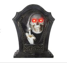 Animated Tapping Skeleton Halloween Animated Skeleton Motion Activated - $20.00
