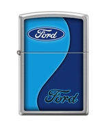 Zippo Lighter - Ford Oval and Ford Brand Brushed Chrome - 856417 - $30.94