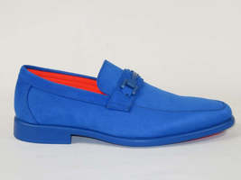 Men's TAYNO Shoes Soft Micro Suede Slip-on Loafer THE CAPRIO S Royal Blue image 8