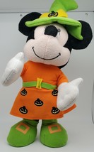 Disney Halloween Music &amp; Dancing Minnie Mouse 15” Plush Doll 2015- Teste... - £10.98 GBP