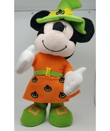 Disney Halloween Music &amp; Dancing Minnie Mouse 15” Plush Doll 2015- Teste... - £10.30 GBP