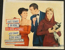 Kim Novak,James Steward (Bell Book And Candle) ORIG,1958 Movie Lobby Card - £155.97 GBP