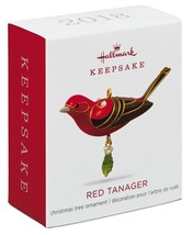 Hallmark: Red Tanager Bird - Miniature Keepsake Ornament - 2018 - £19.45 GBP