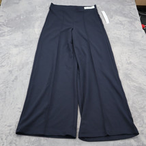 Leggings Depot Pants Womens XL Navy Blue Casual Flared Wide Leg Elastic ... - $24.63