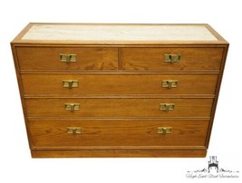 Thomasville Furniture Sierra Collection 42&quot; Chest Of Drawers W. Granite Top 1... - £366.04 GBP